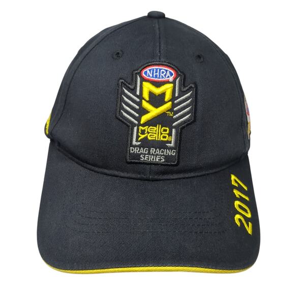 NHRA Mello Yello Drag Racing Series 2017 Baseball Cap Black One Size Main Gate - Picture 1 of 9